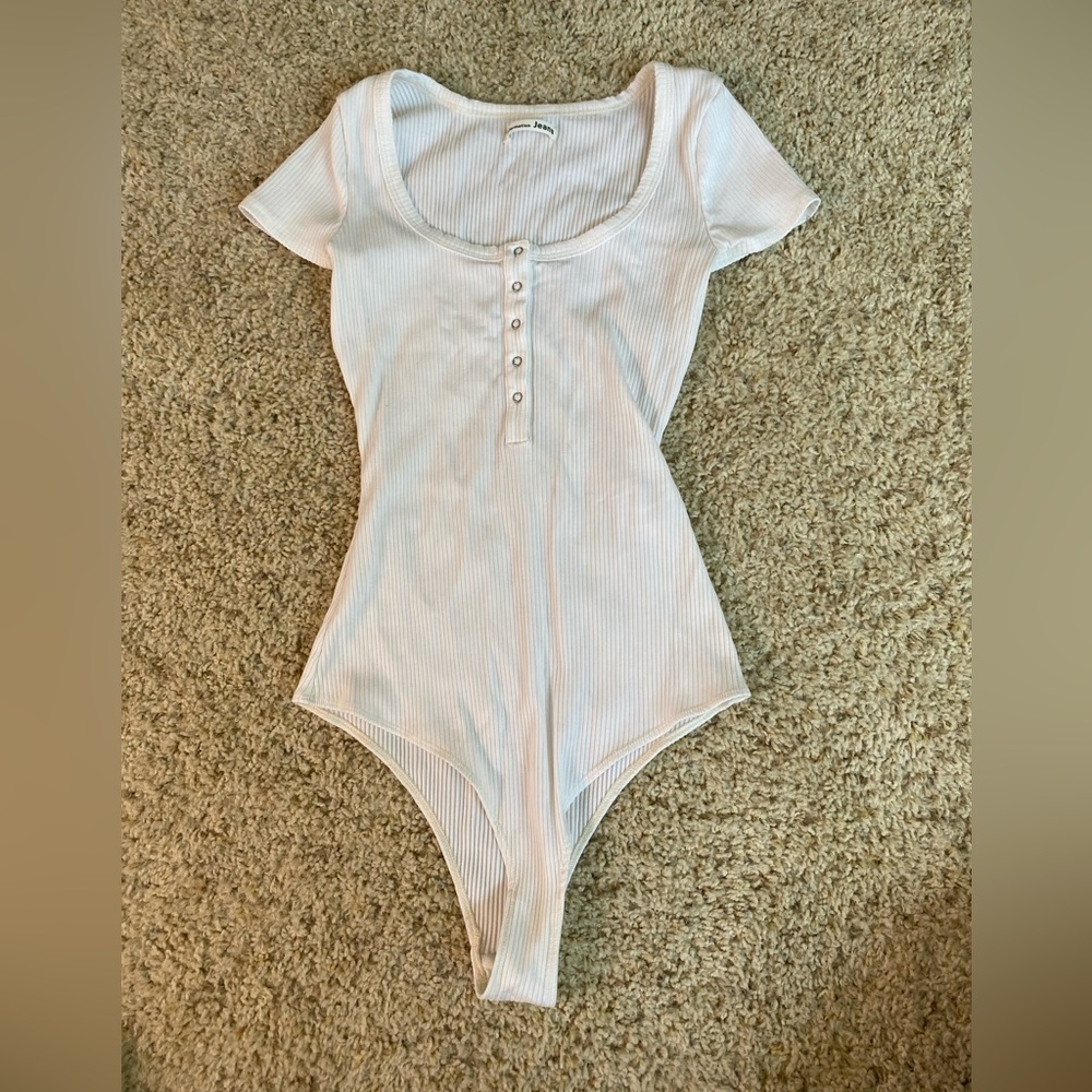 Reformation Ribbed Bodysuit